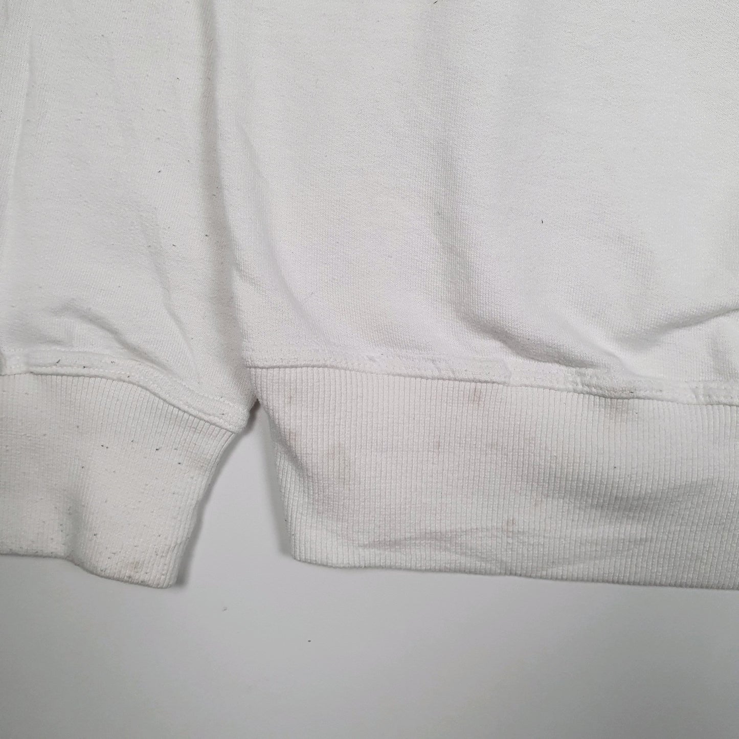 Mens White Champion  Crewneck Jumper