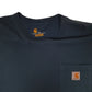 Mens Blue Carhartt   T Shirt