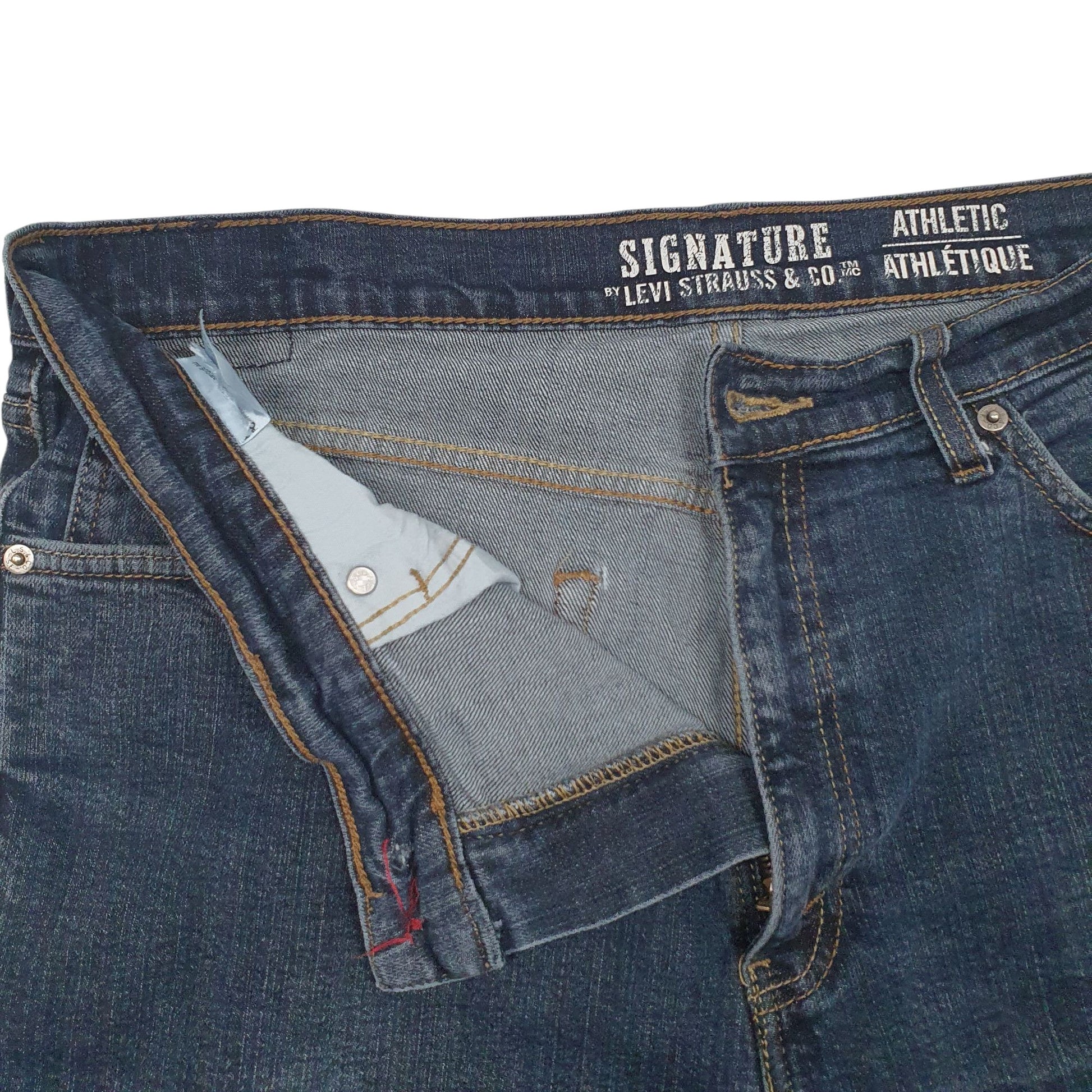 Mens Blue Levis Signature Hoodie Shorts