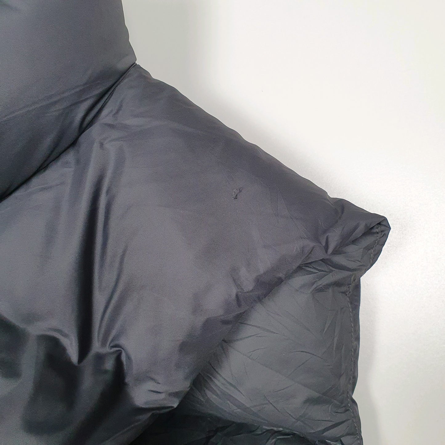 Mens Grey The North Face Nuptse Gilet Vest Hoodie Coat