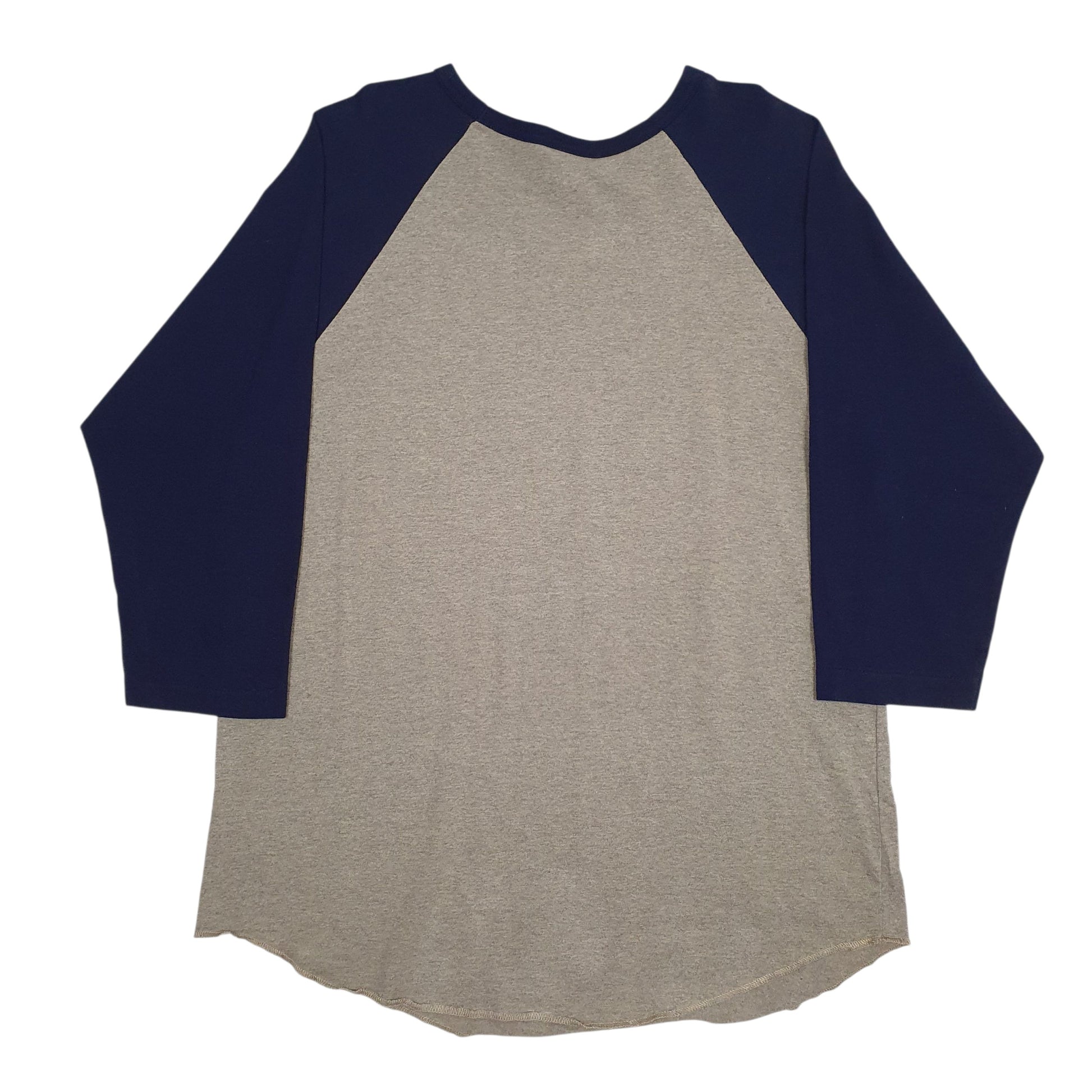 Mens Grey Dynasty Vintage 00s MLB New York Yankees Crewneck T Shirt