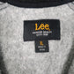 Mens Grey Lee  Quarter Zip Jumper