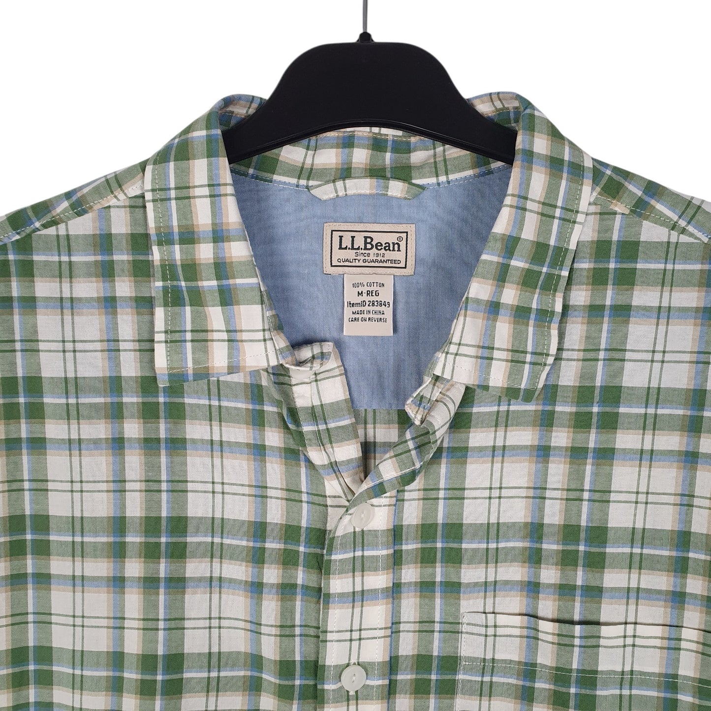 Mens Green L.L.Bean   Shirt