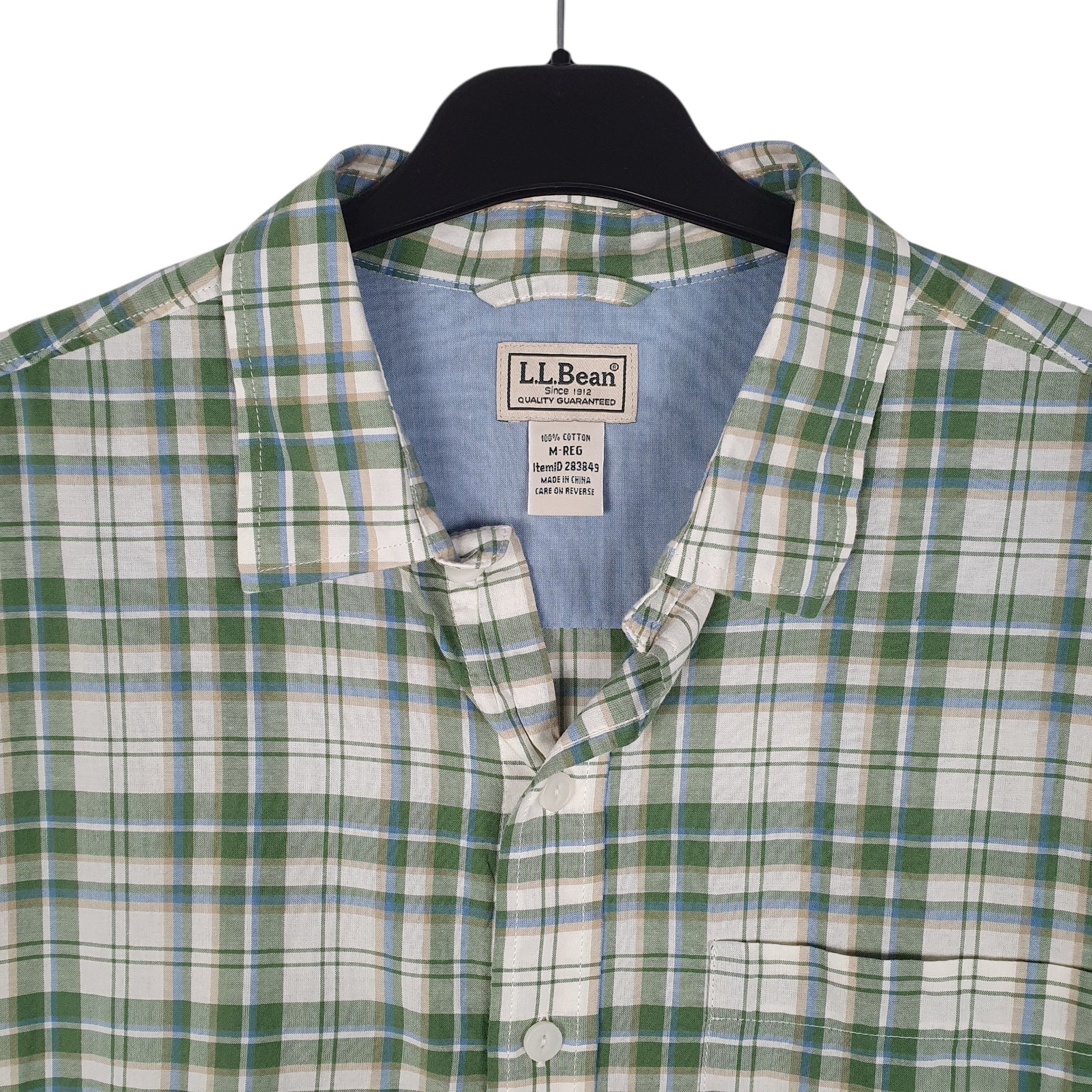 Mens Green L.L.Bean   Shirt