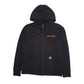 Womens Black Carhartt Hoodie Full Zip Jumper