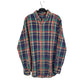 Mens Navy Ralph Lauren Heavy Flannel Long Sleeve Shirt