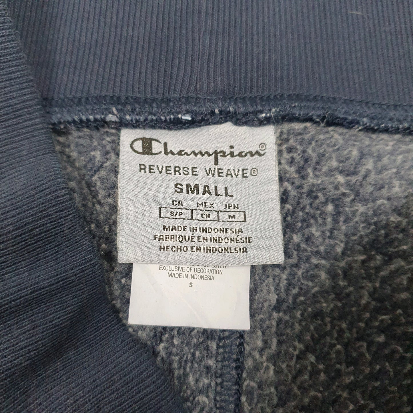 Mens Navy Champion Reverse Weave  Trousers