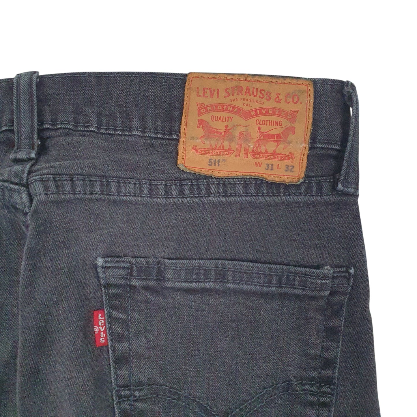 Mens Black Levis   Jeans