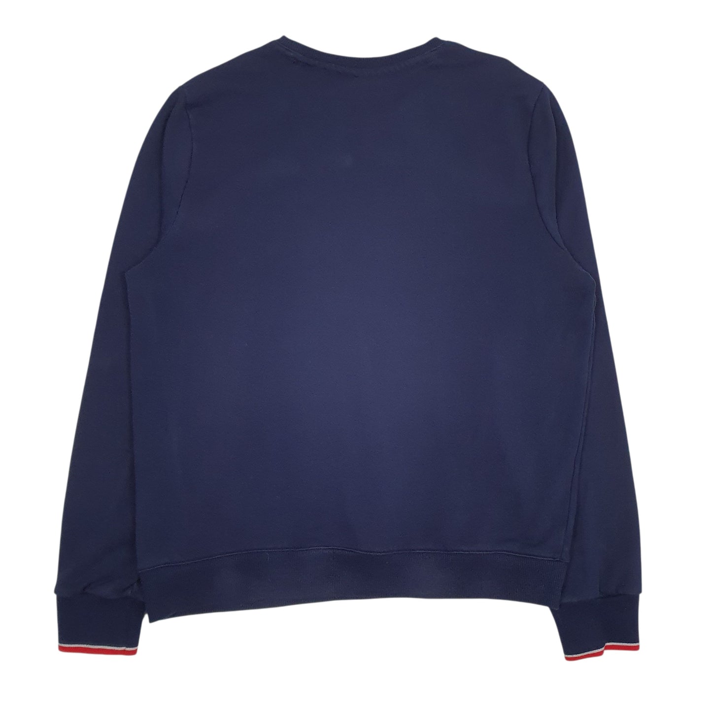 Mens Navy Fila  Crewneck Jumper