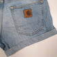 Womens Blue Carhartt   Shorts