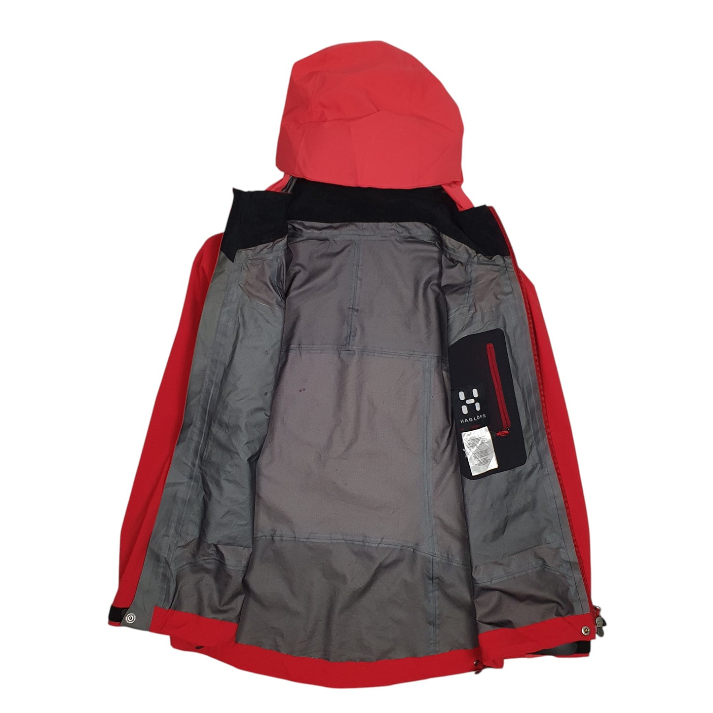 Womens Pink Haglofs Goretex Crewneck Coat