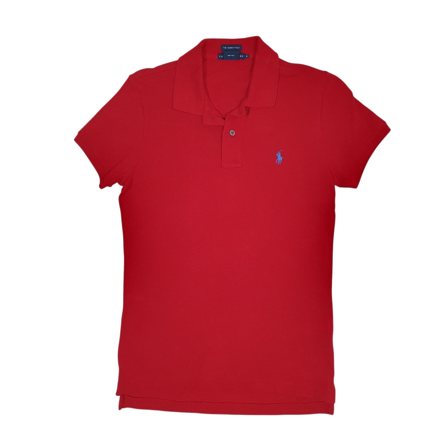 Womens Red Polo Ralph Lauren  Short Sleeve Polo Shirt