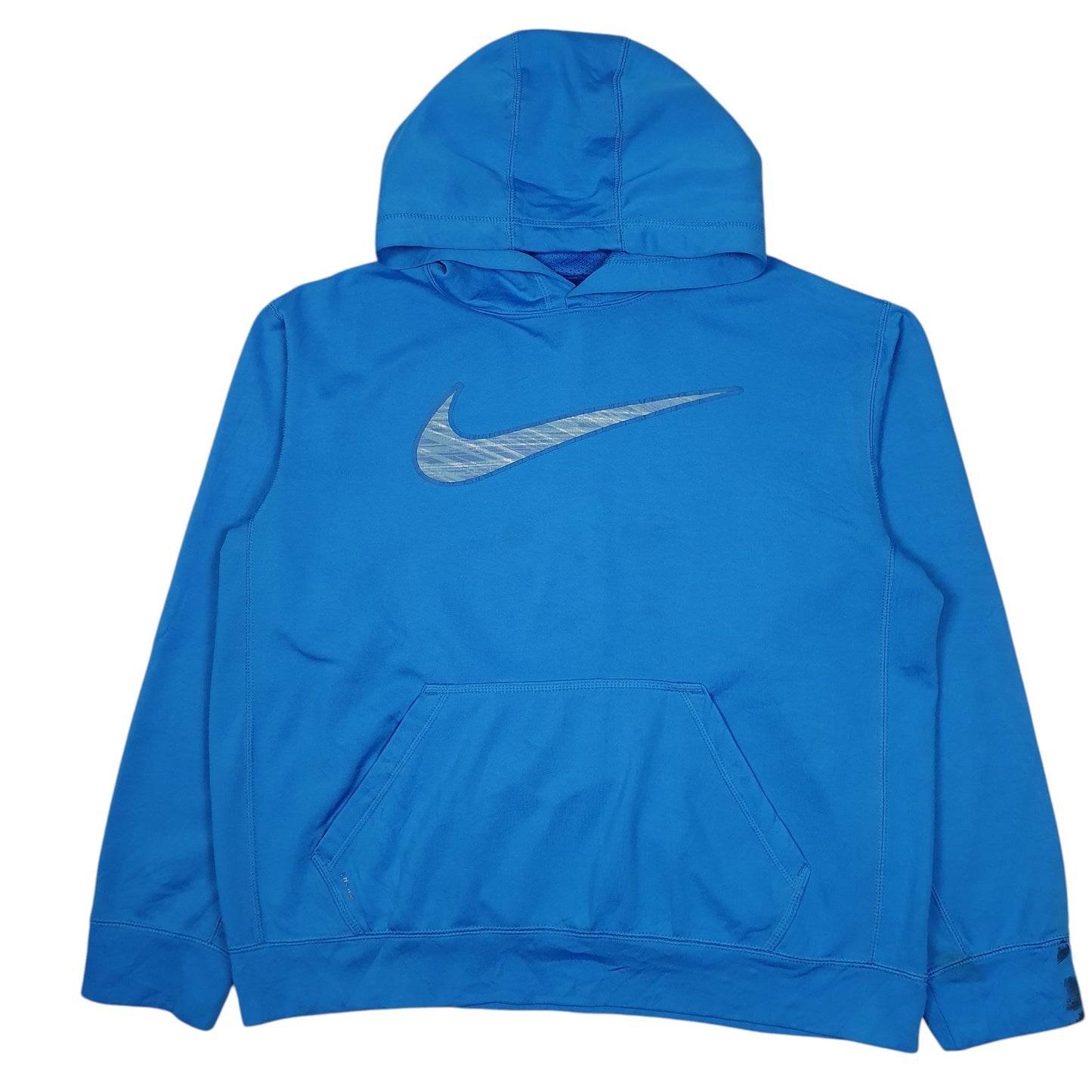 Mens Blue Nike Therma Fit Hoodie Jumper