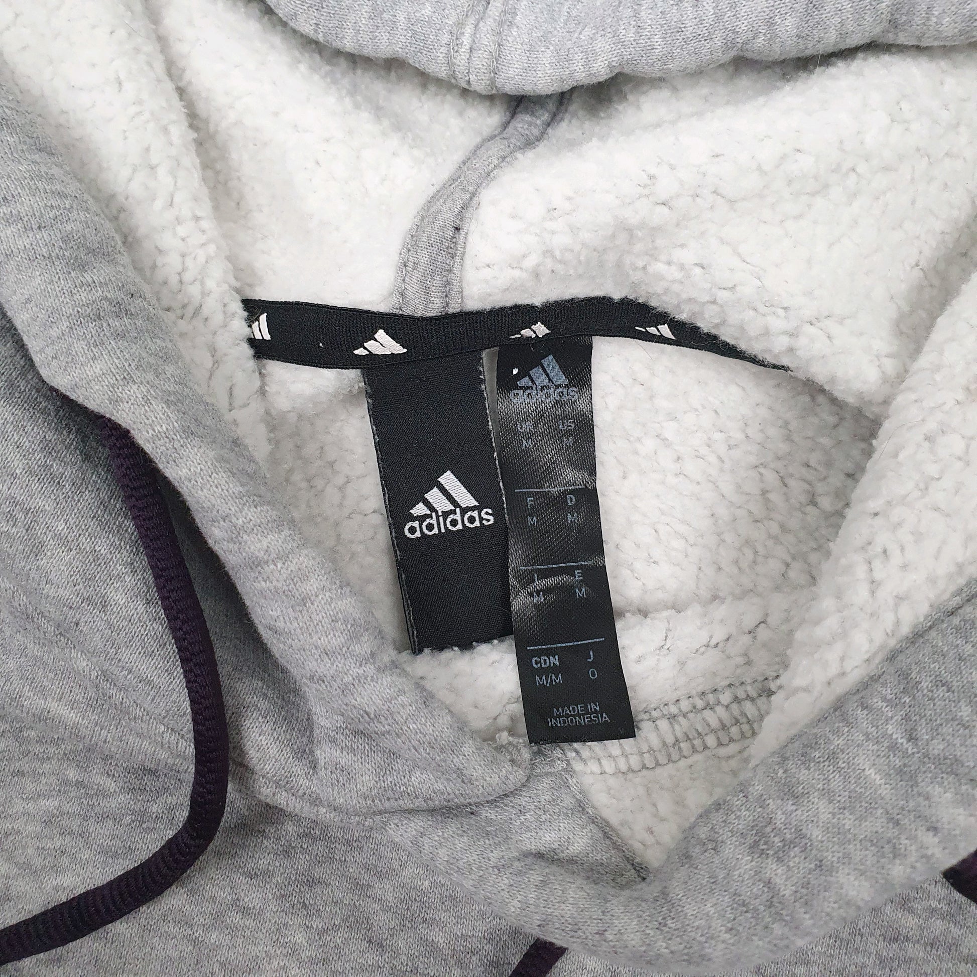 Mens Grey Adidas  Hoodie Jumper