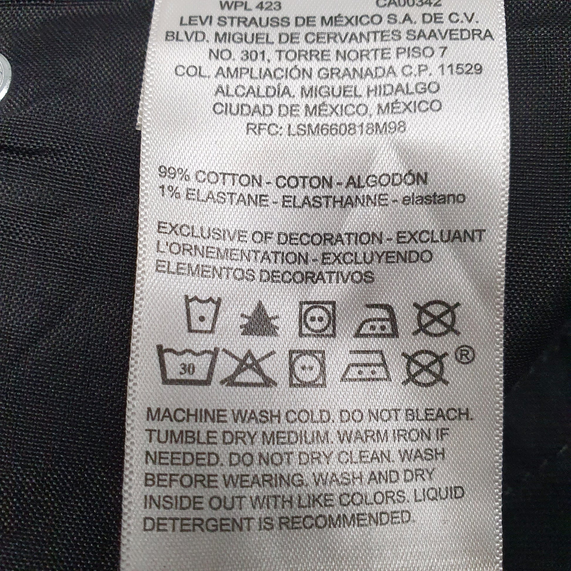 Mens Black Levis   Jeans