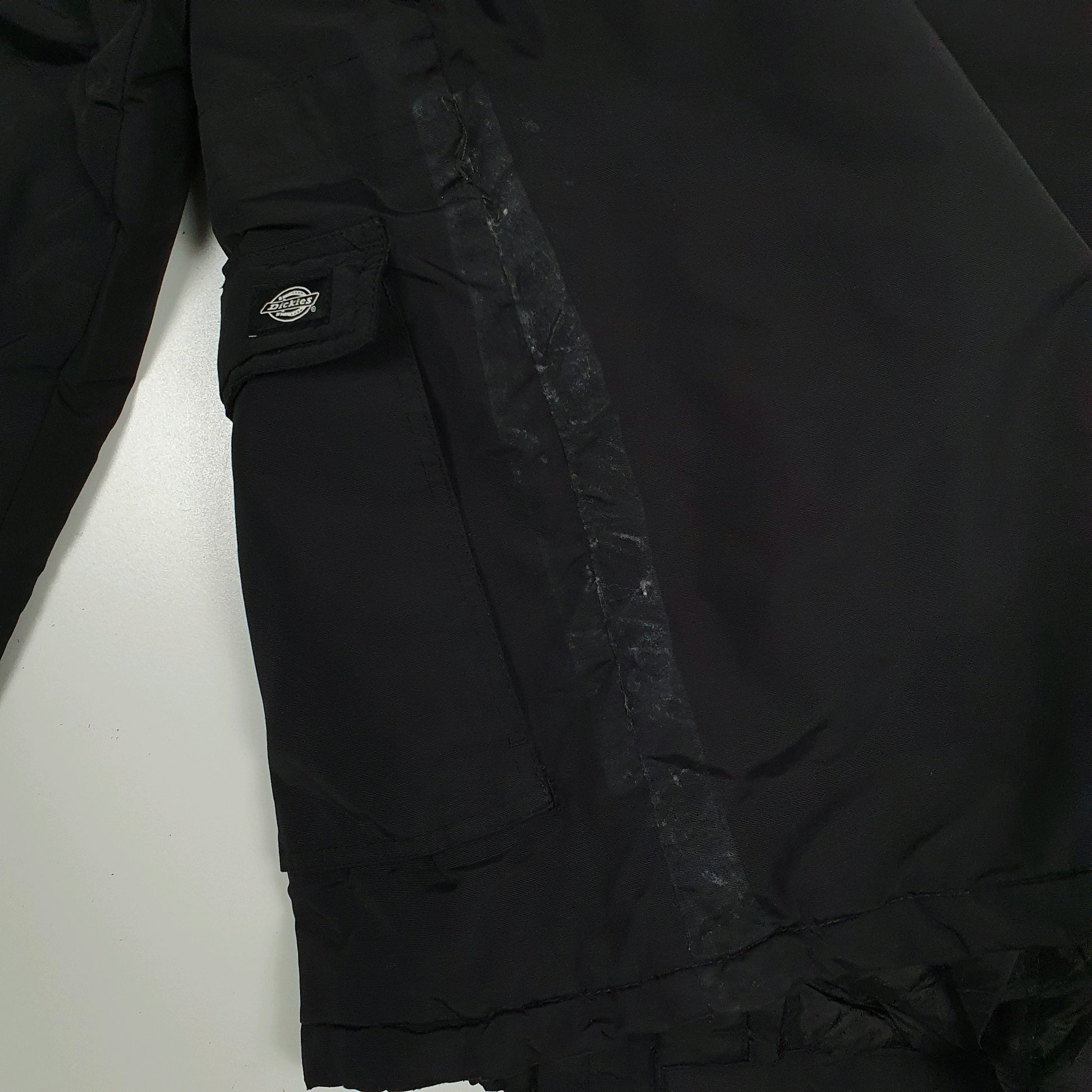 Mens Black Dickies  Full Zip Coat