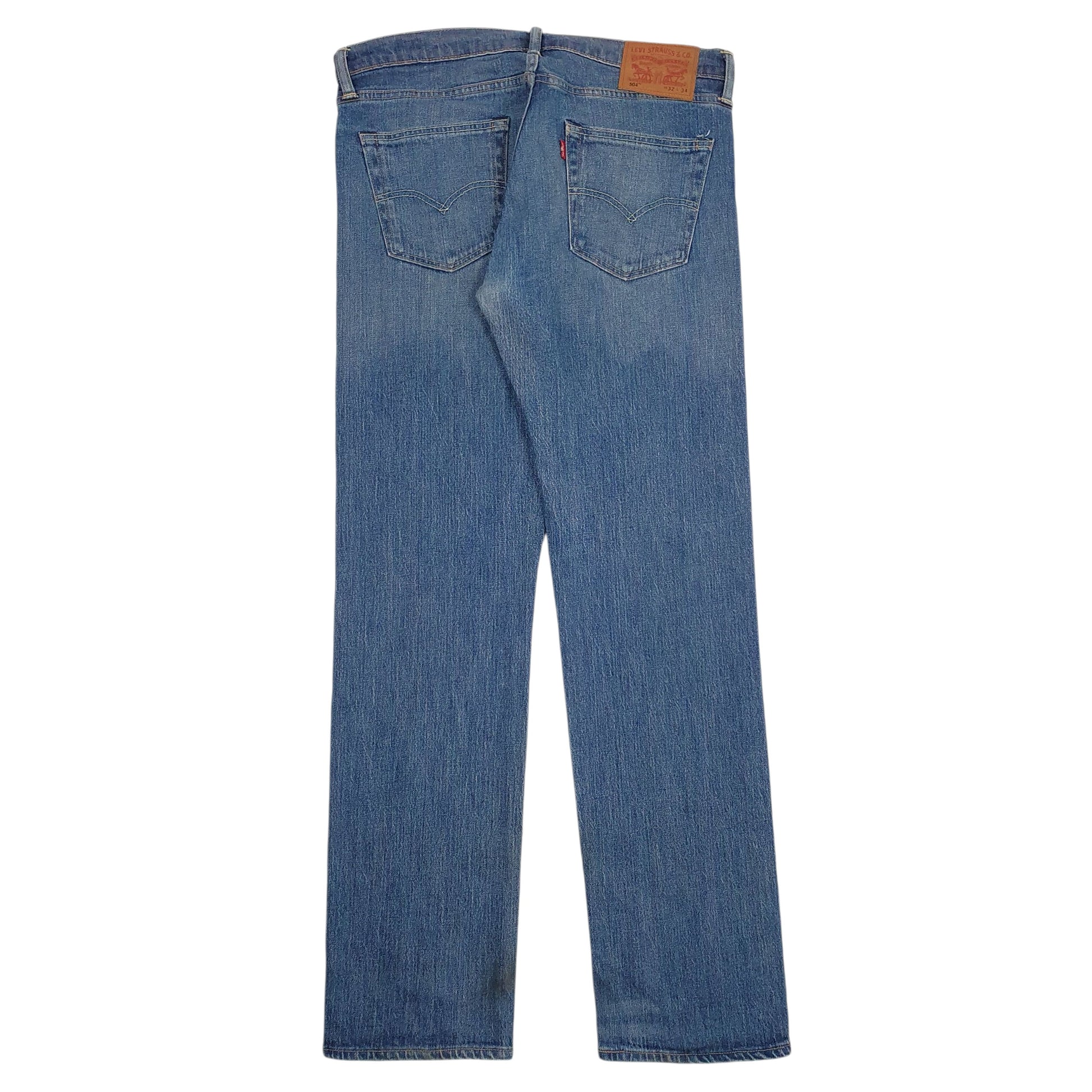 Mens Blue Levis White Oak Cone Denim  Jeans