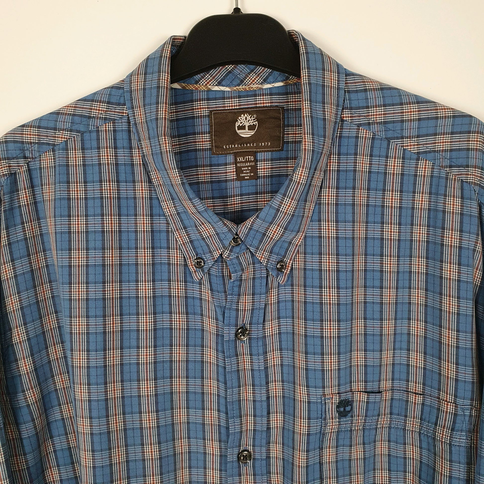 Mens Blue Timberland   Shirt