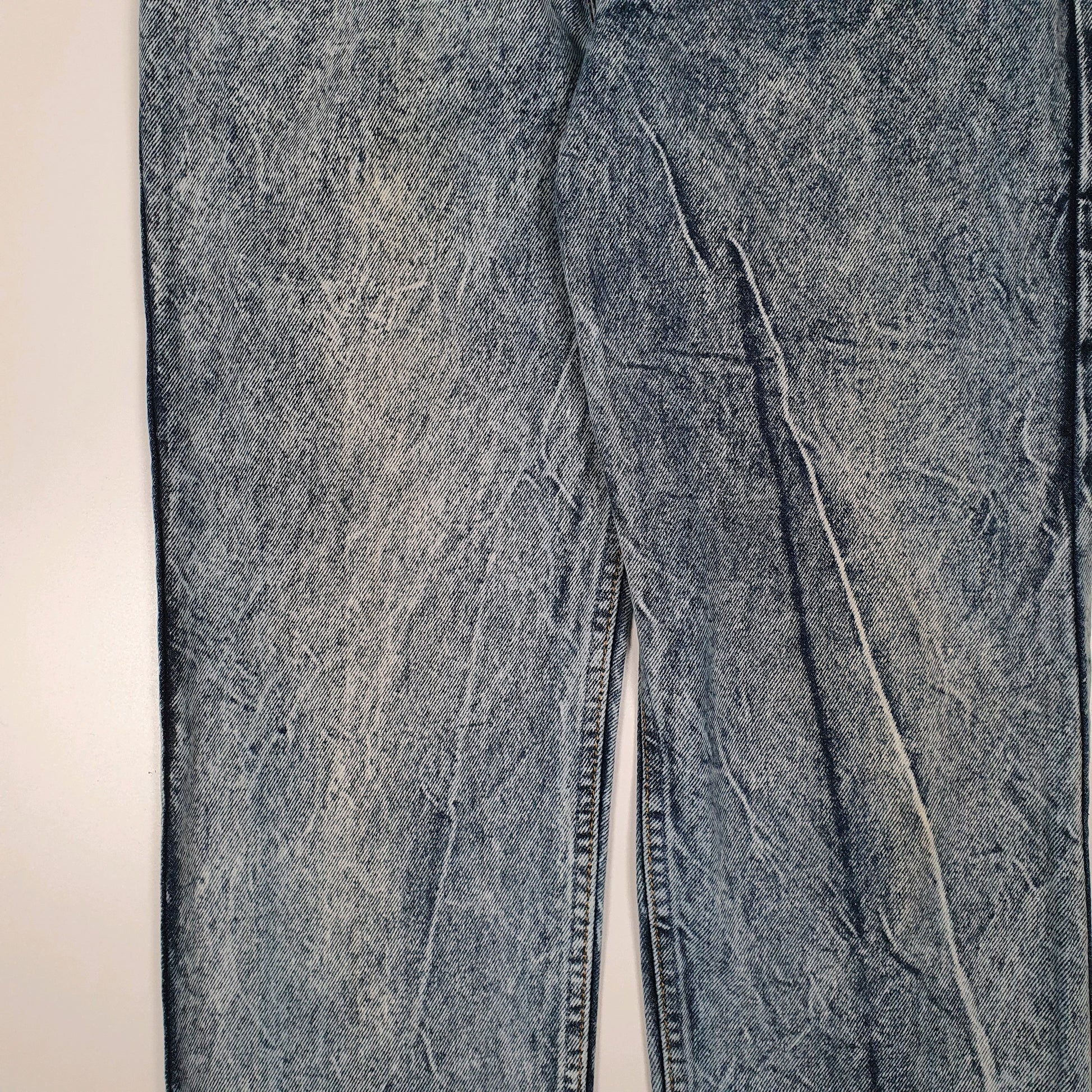Mens Blue Levis Acid Wash Vintage 00s Tapered  Jeans