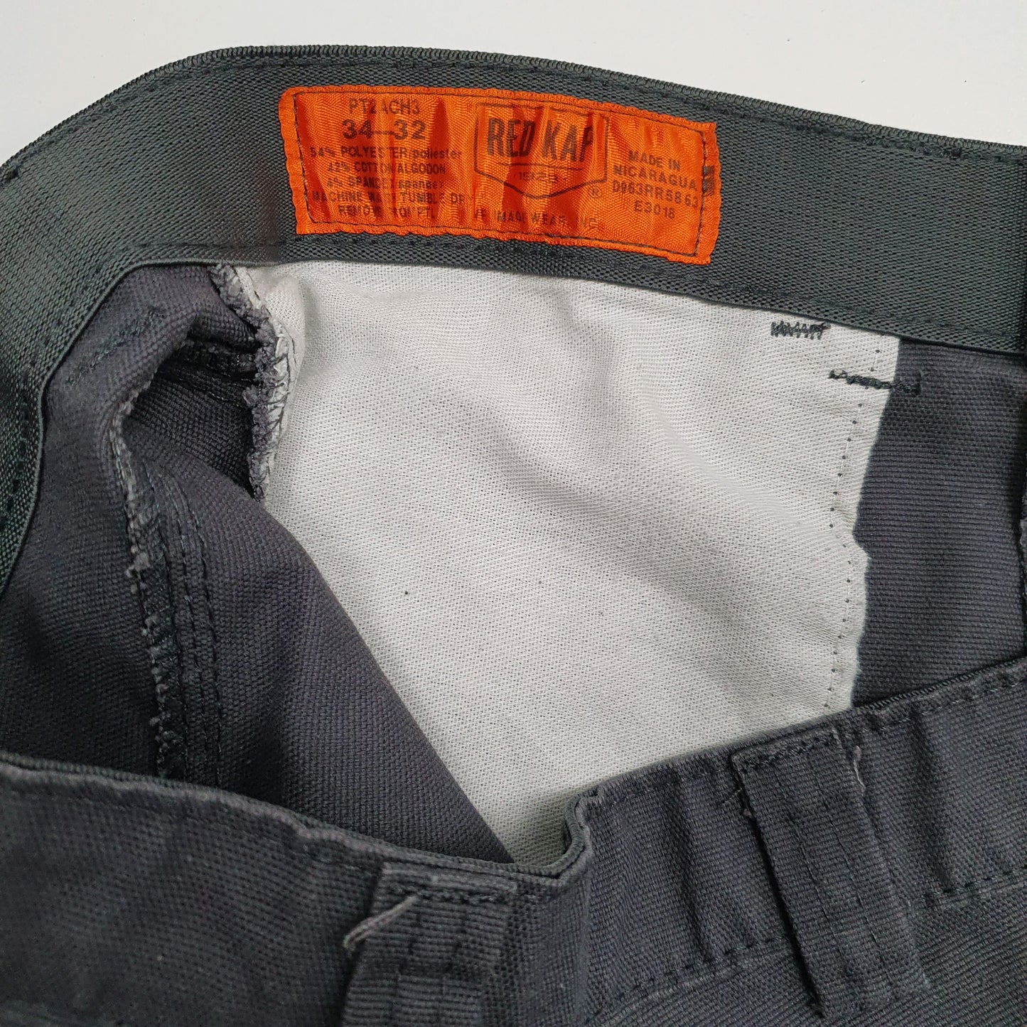 Mens Grey Red Kap   Trousers