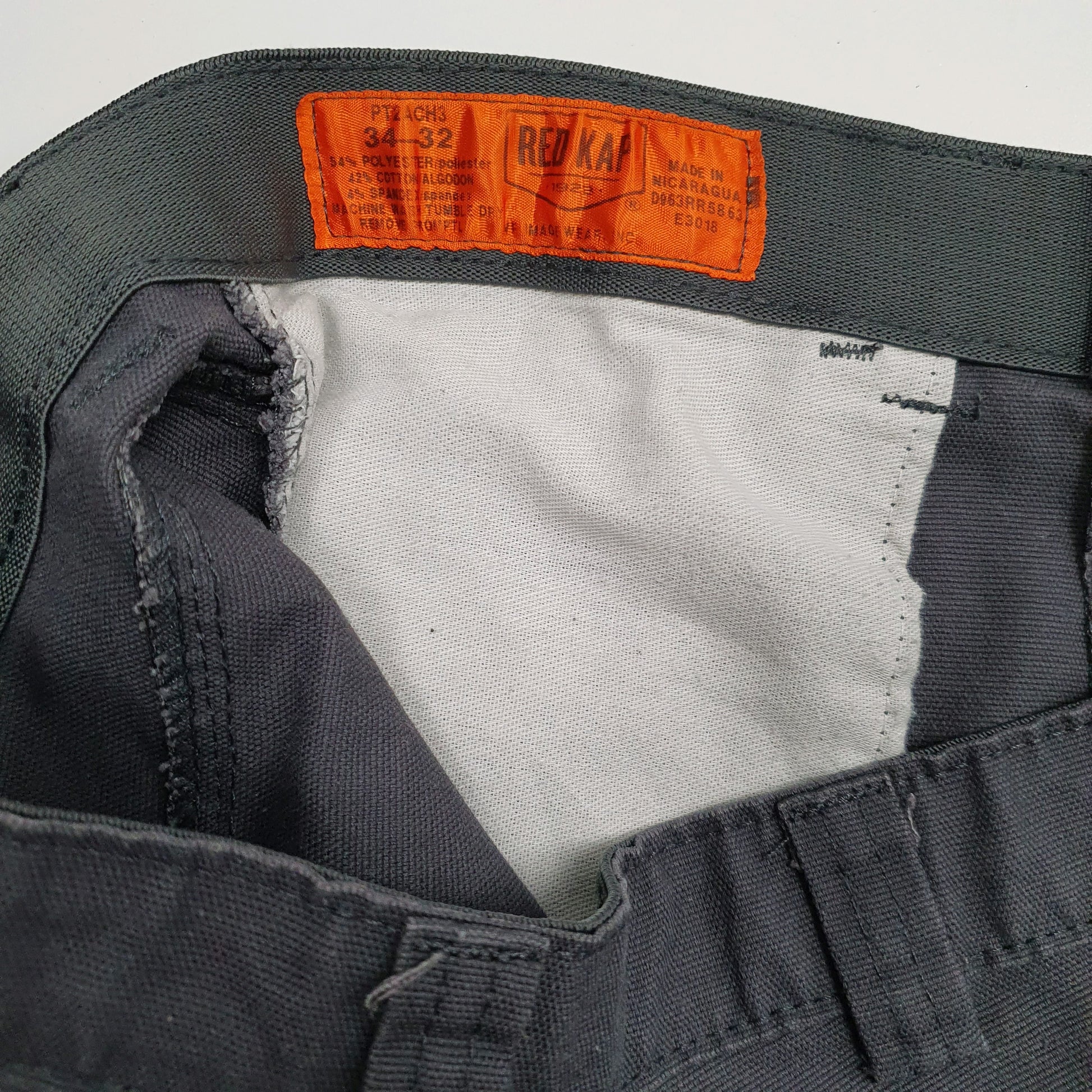 Mens Grey Red Kap   Trousers