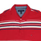 Mens Red Tommy Hilfiger  Hoodie Polo Shirt