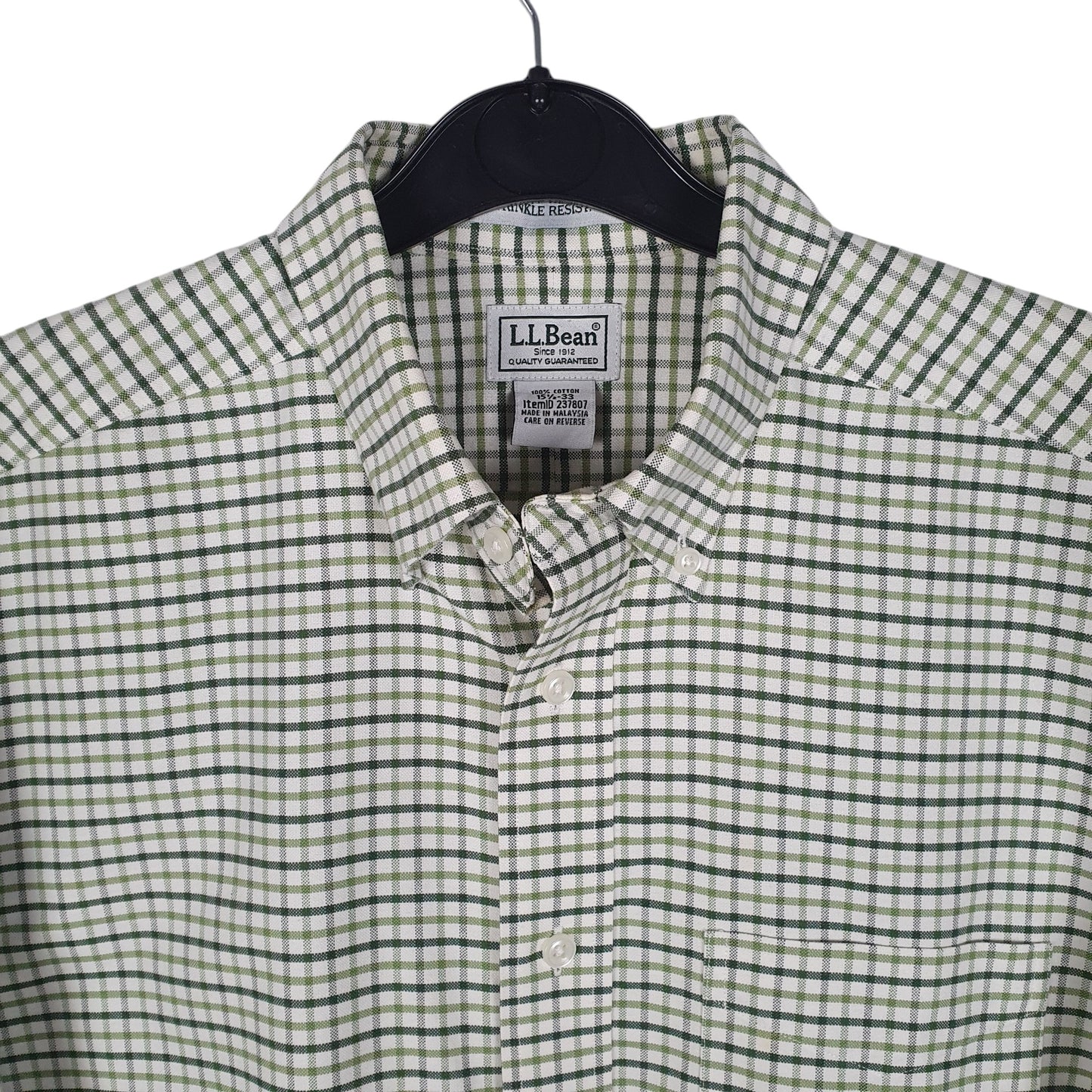 Mens Green L.L.Bean   Shirt