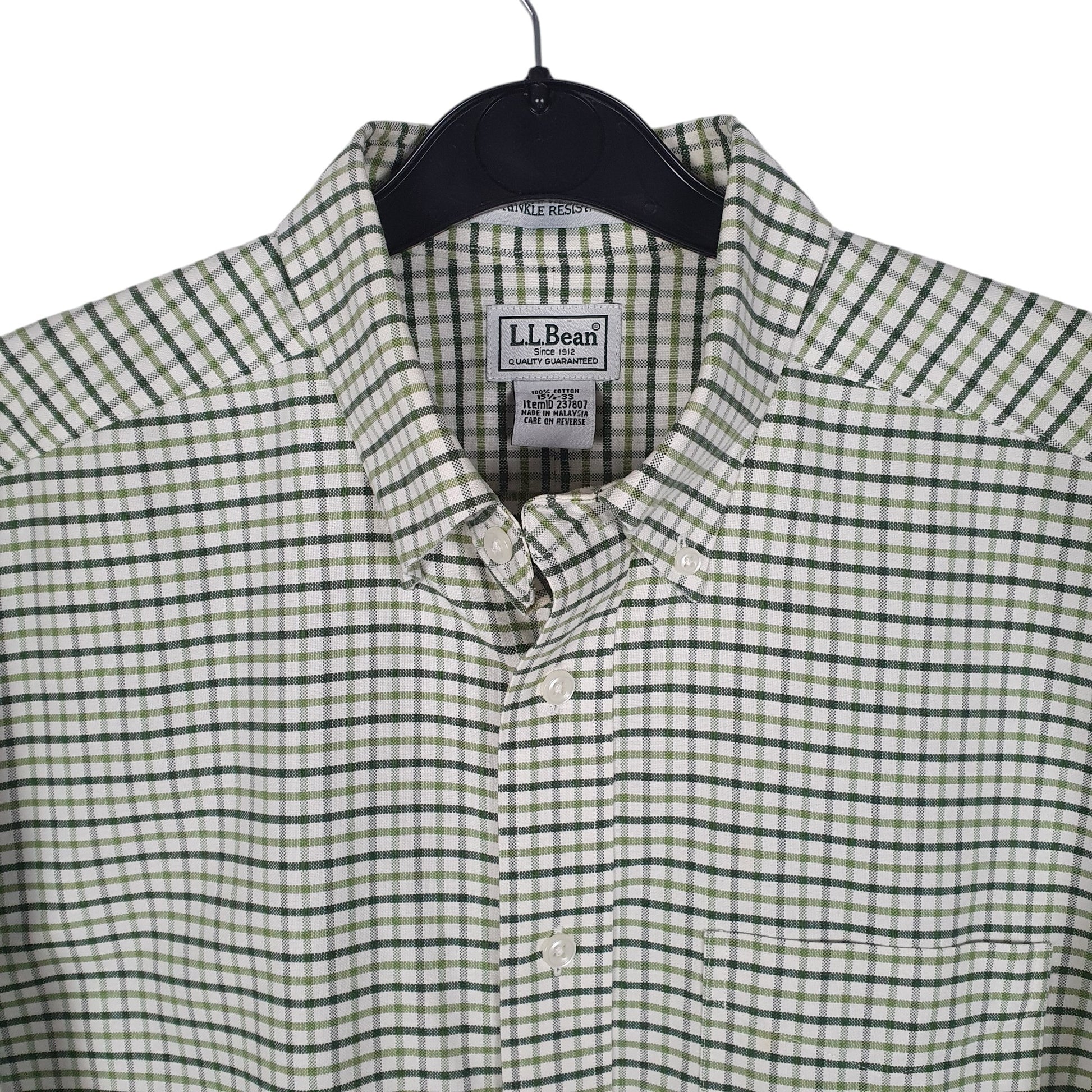 Mens Green L.L.Bean   Shirt