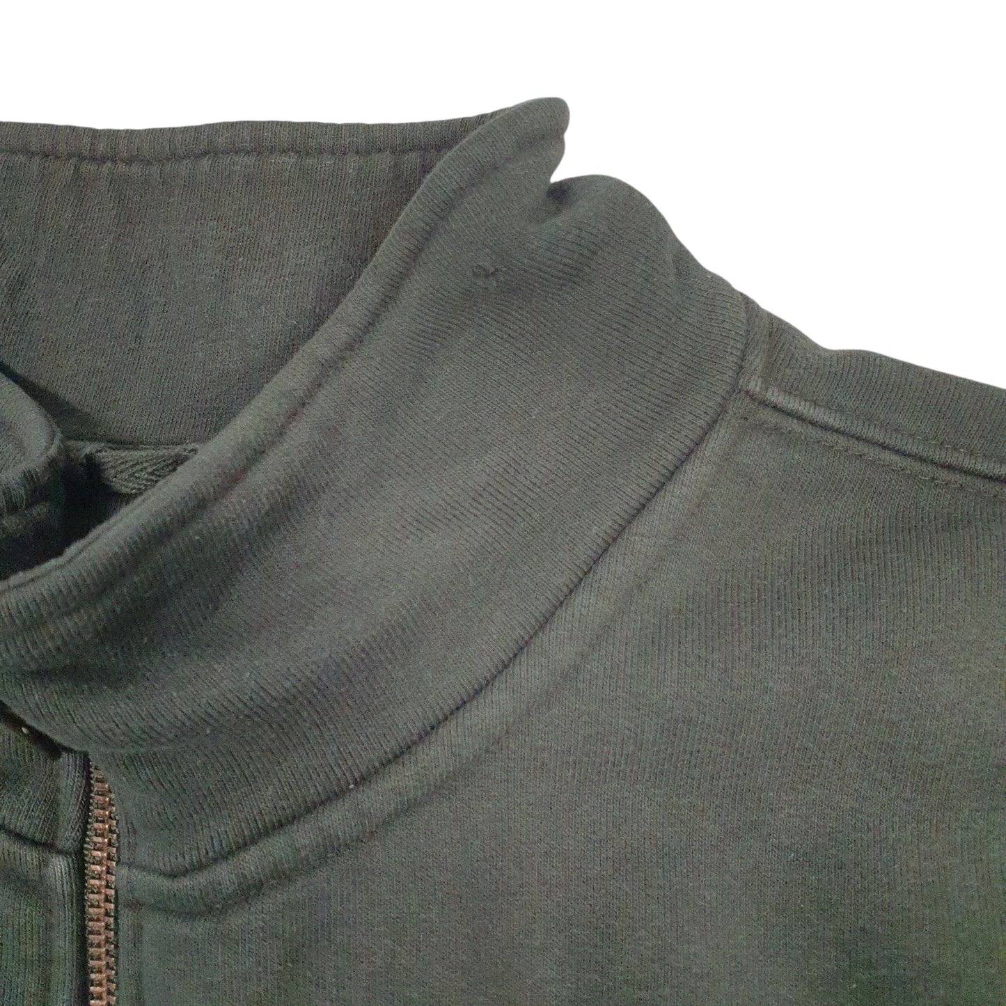 Mens Green Carhartt  Quarter Zip Jumper