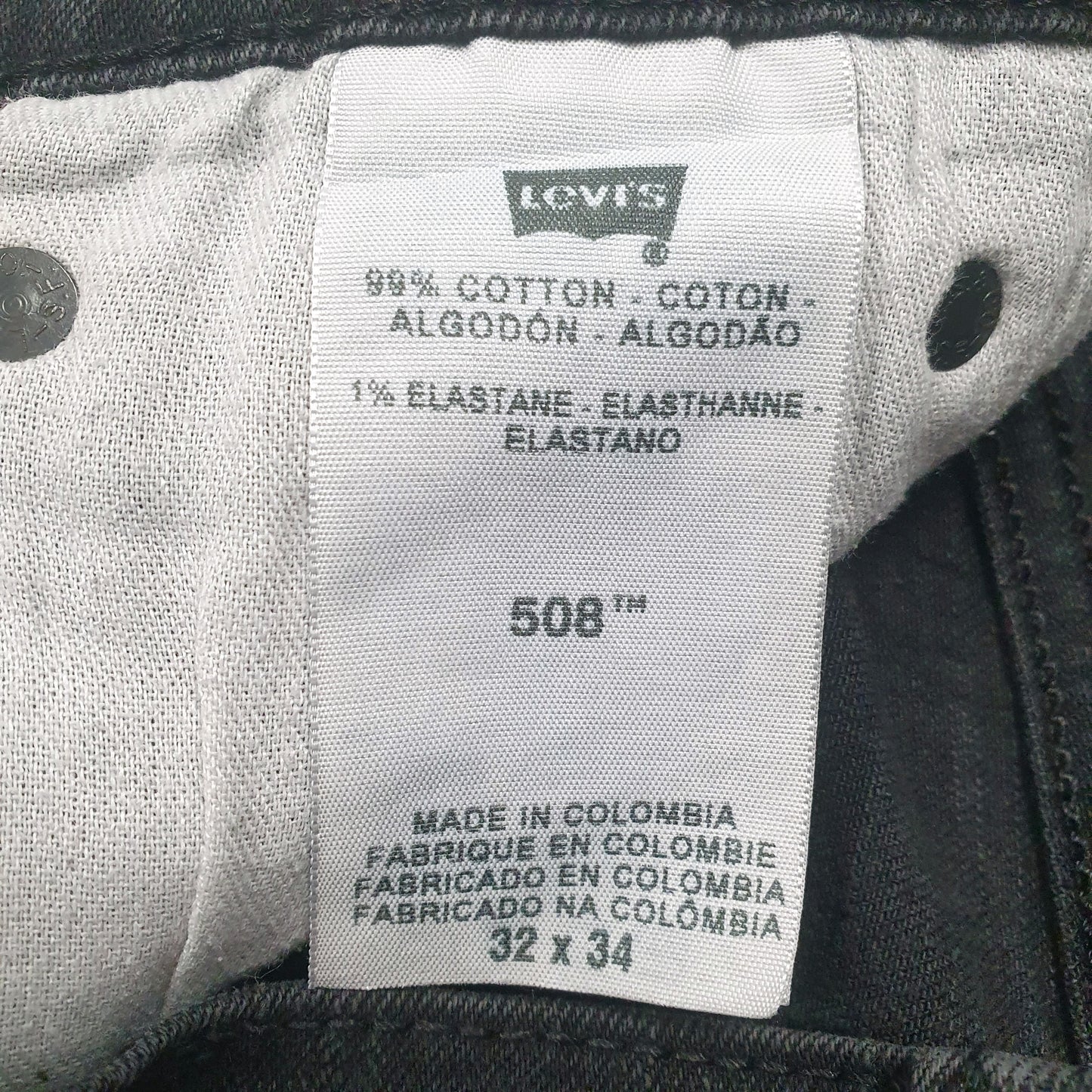 Mens Black Levis   Jeans