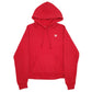 Womens Red Champion Reverse Weave Hoodie Jumper
