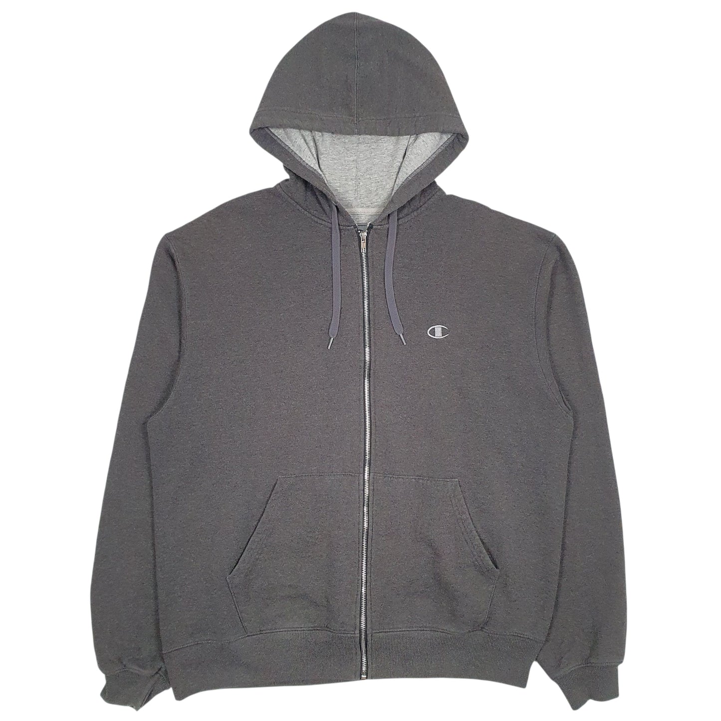 Mens Grey Champion  Full Zip Jumper