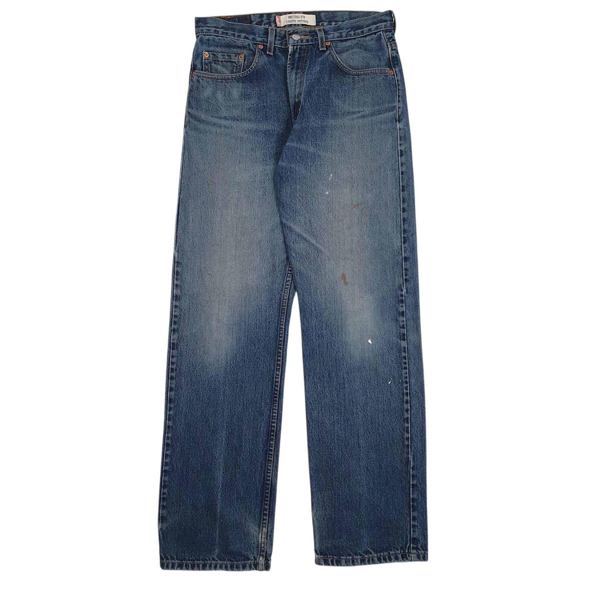 Mens Blue Levis Metro Fit 528 JeansW L