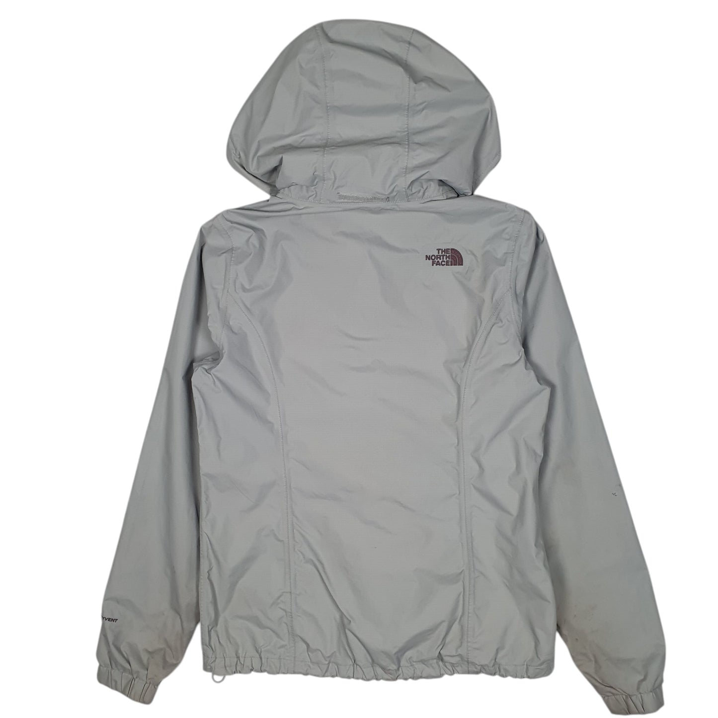 Womens Grey The North Face Hyvent Full Zip Coat