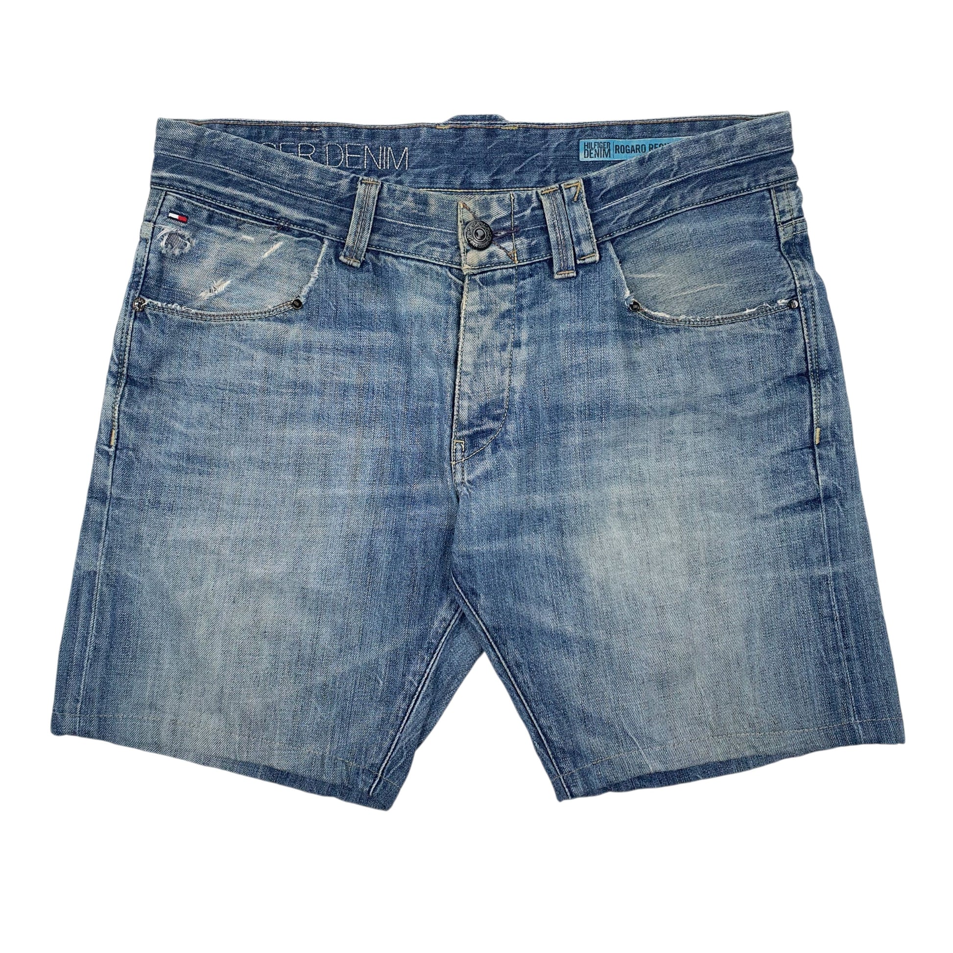 Mens Blue Tommy Hilfiger  Denim Shorts