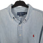 Mens Blue Ralph Lauren Denim  Shirt