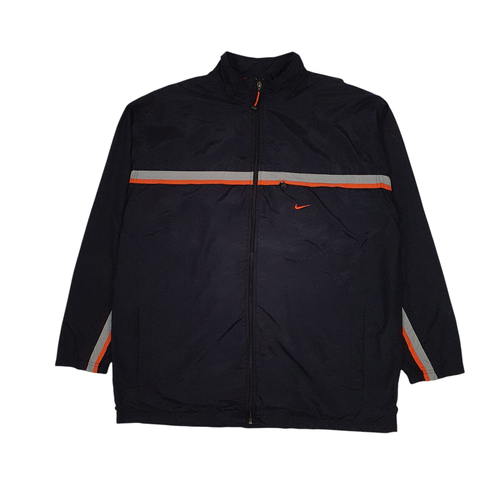 Mens Black Nike Vintage 2000s  Coat