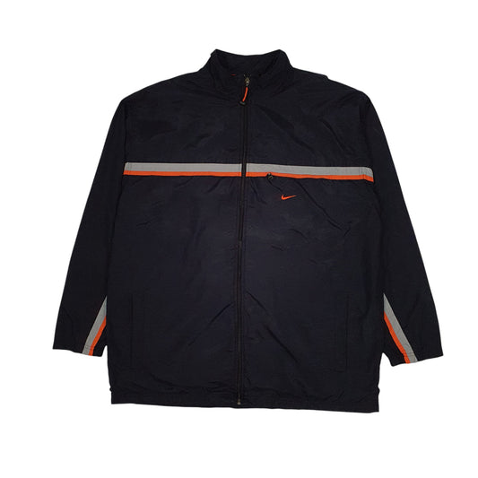 Mens Black Nike Vintage 2000s  Coat