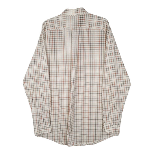 Mens Cream L.L.Bean   Shirt