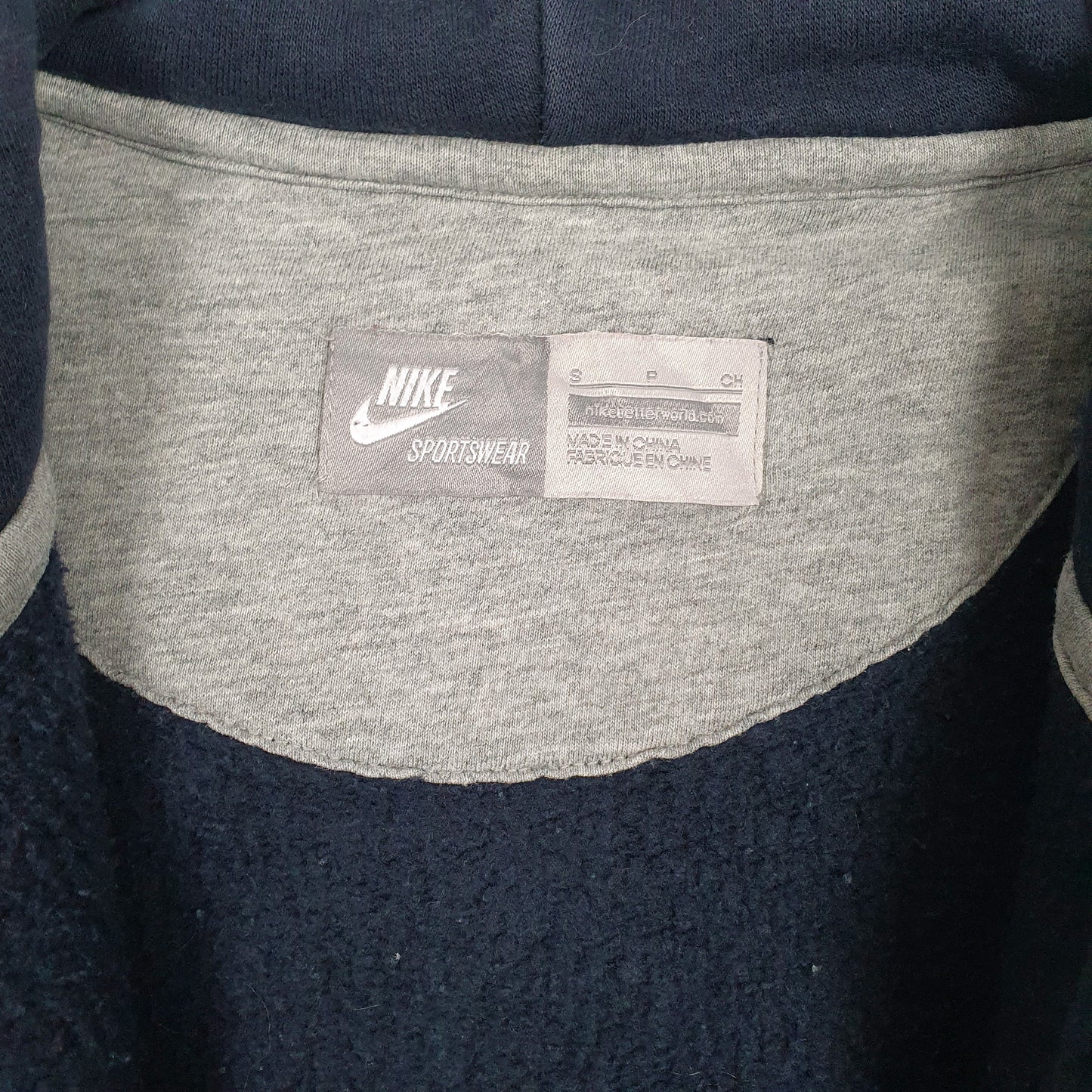 Mens Navy Nike 00s Full Zip Jumper