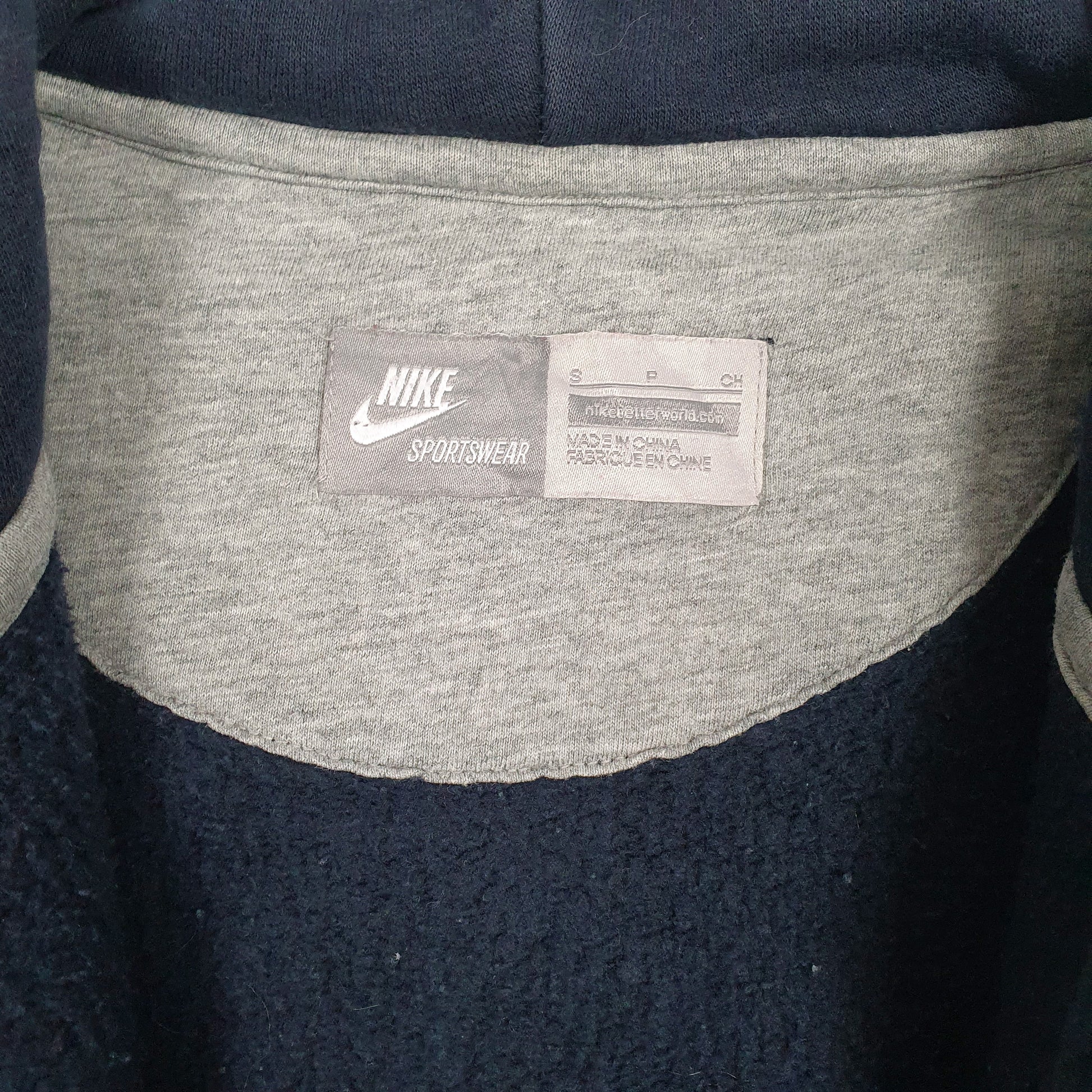 Mens Navy Nike 00s Full Zip Jumper
