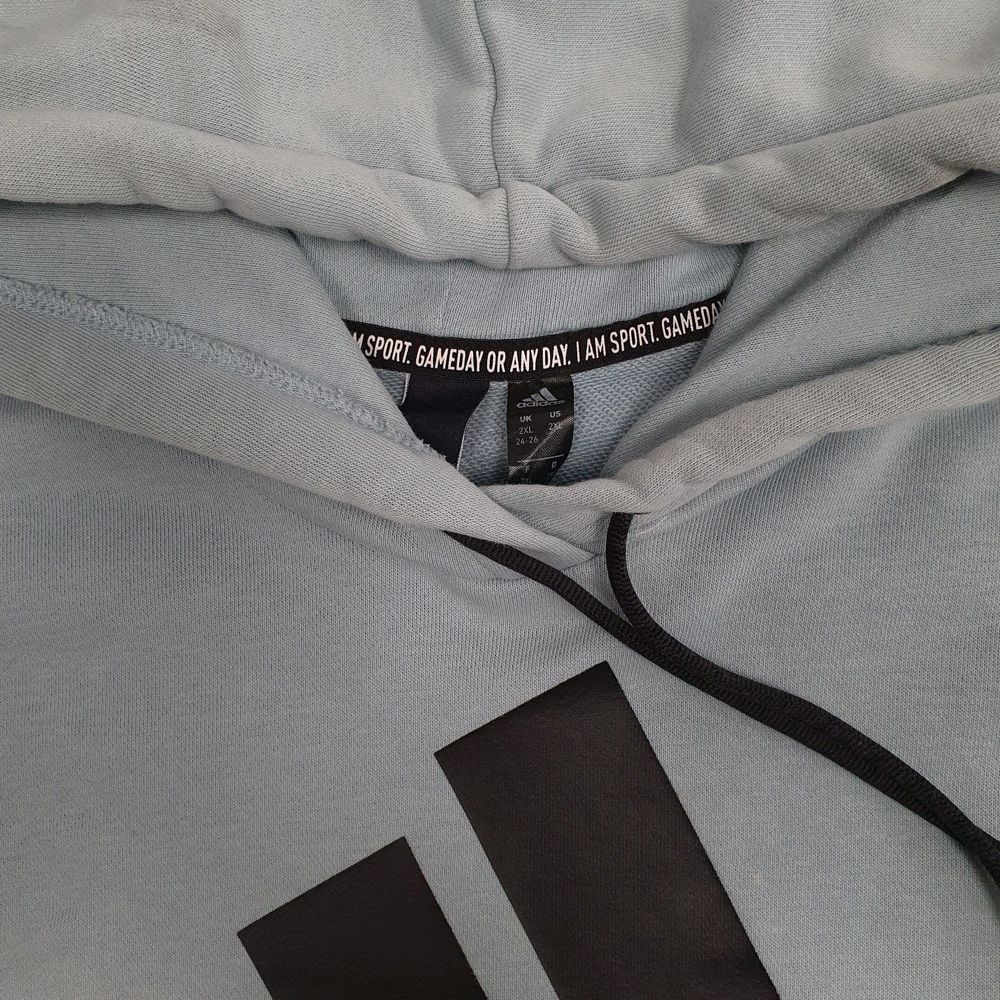 Womens Blue Adidas  Hoodie Jumper