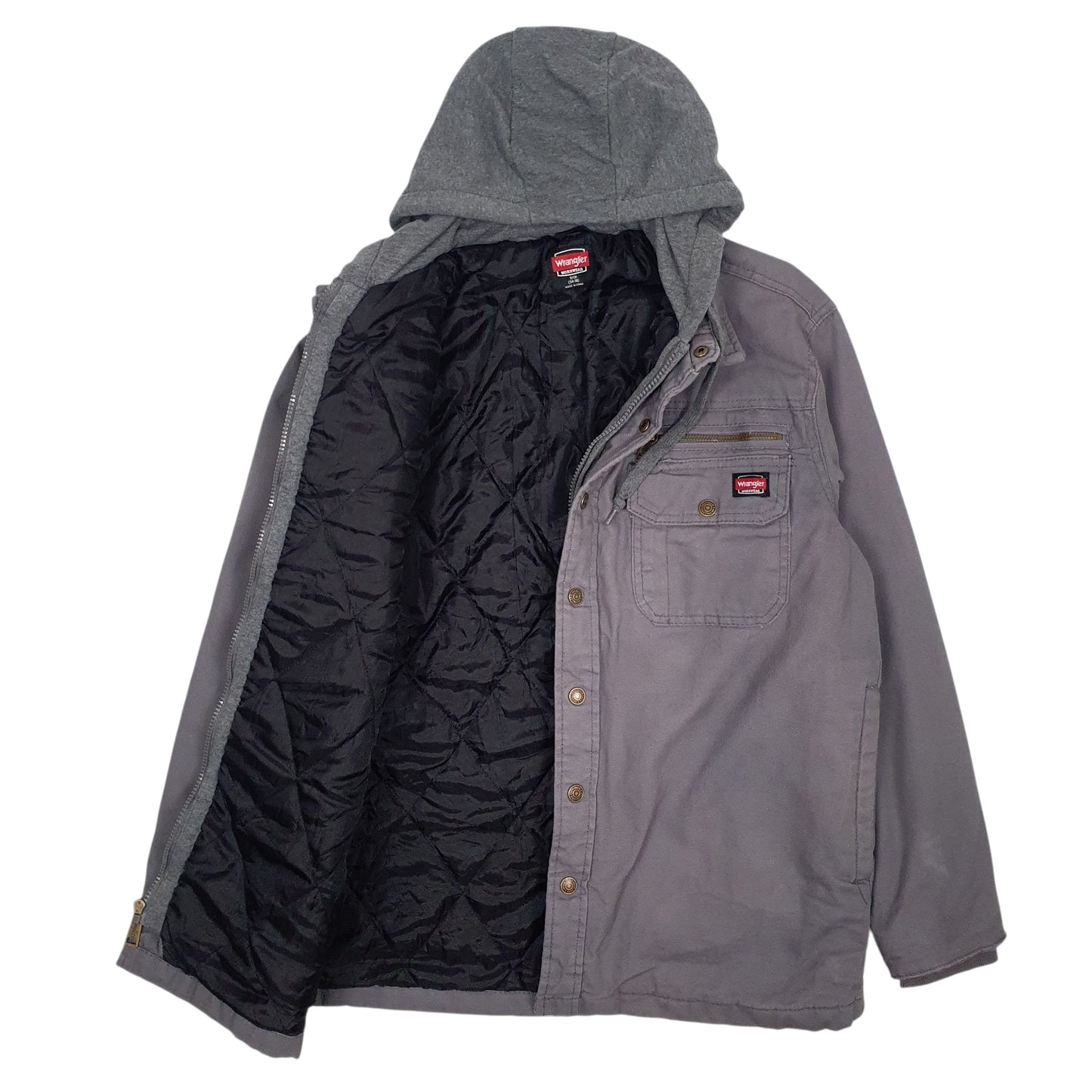 Mens Grey Wrangler   Coat