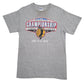 Mens Grey Gildan Basketball Tampa Florida Short Sleeve T Shirt