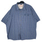 Mens Blue Wrangler  Short Sleeve Shirt