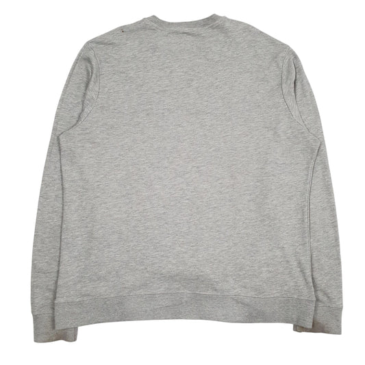 Mens Grey Champion Spellout Crewneck Jumper
