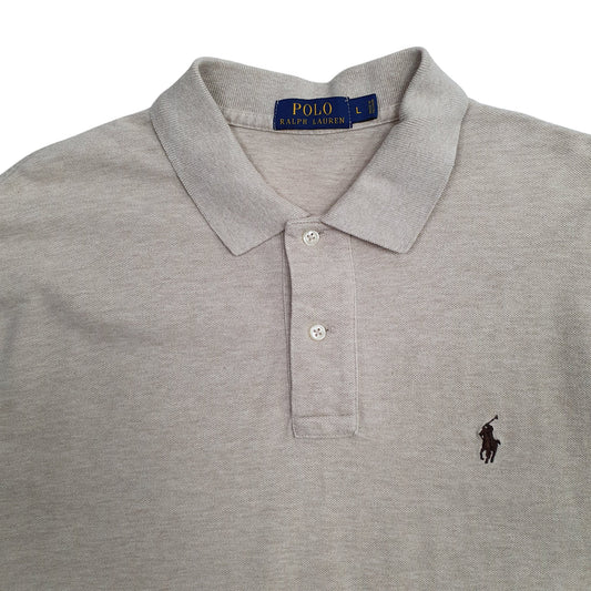 Mens Beige Polo Ralph Lauren   Polo Shirt