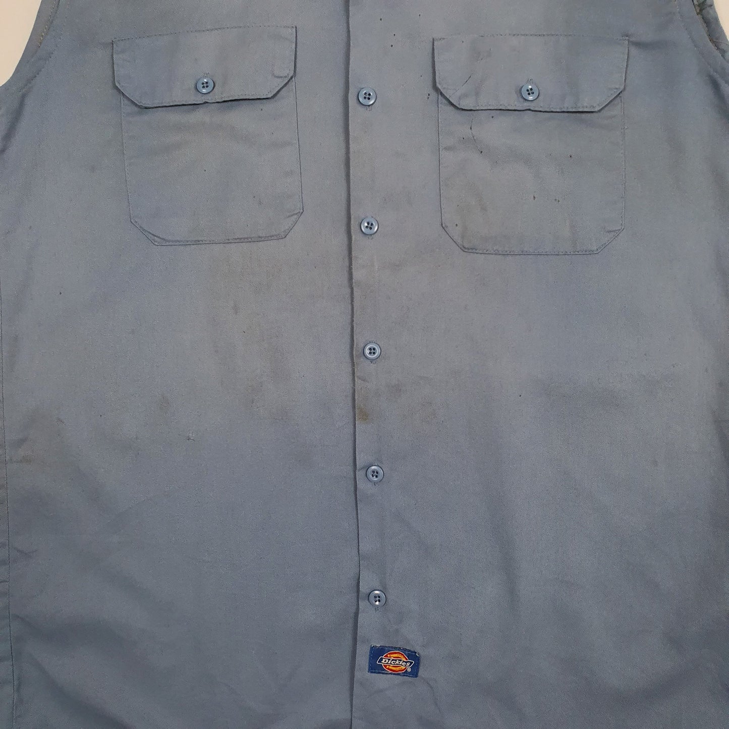 Mens Blue Dickies   Shirt