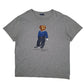 Mens Grey Polo Ralph Lauren Polo Bear Golf Vintage 00s Short Sleeve T Shirt