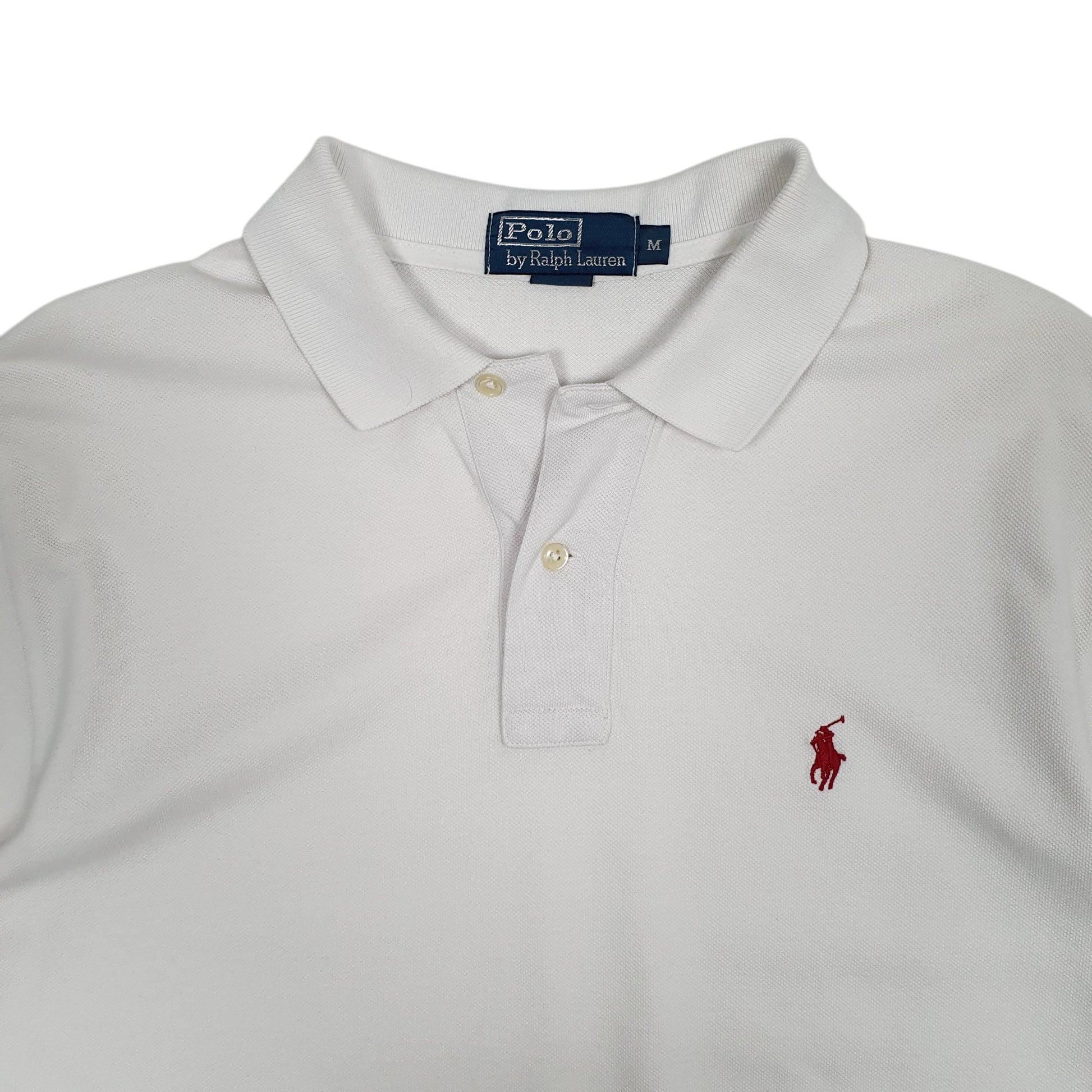 Mens White Polo Ralph Lauren   Polo Shirt
